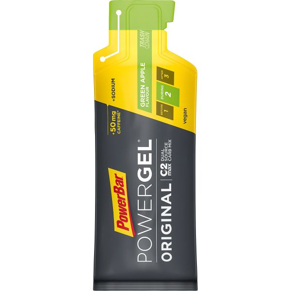 PowerBar PowerGel 41g Zelené Jablko + Kofein