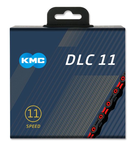 Řetěz KMC DLC 11 Black / Red, 11 Speed
