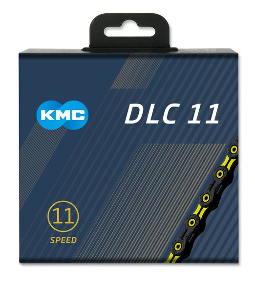 Řetěz KMC DLC 11 Black / Yellow, 11 Speed