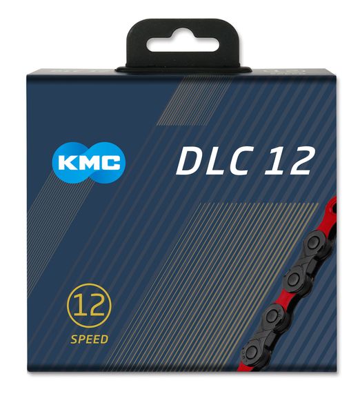 Řetěz KMC DLC 12 Black / Red, 12 Speed