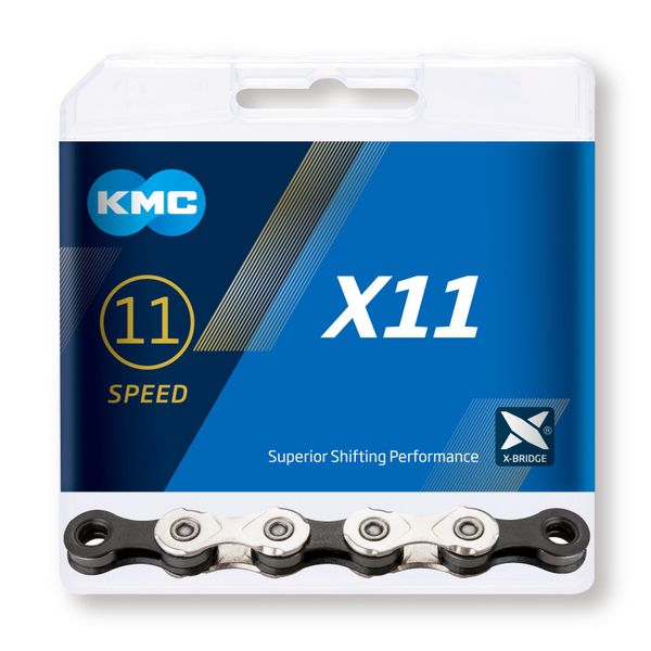Řetěz KMC X11 Silver / Black, 11 Speed