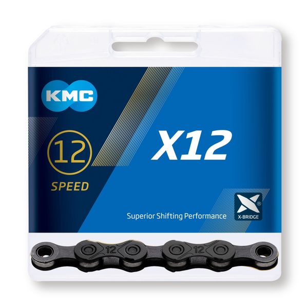 Řetěz KMC X12 Black Tech, 12 Speed