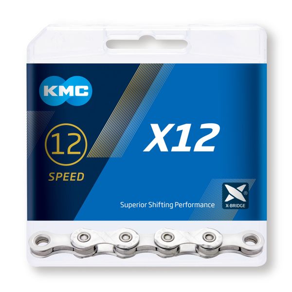Řetěz KMC X12 Silver, 12 Speed
