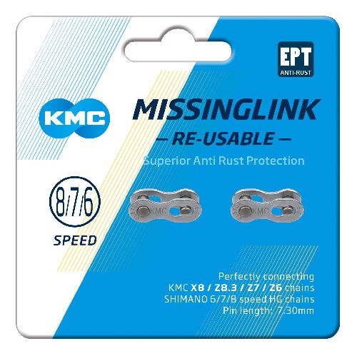 Spojka řetězu KMC MissingLink EPT 6/7/8 (2kusy)