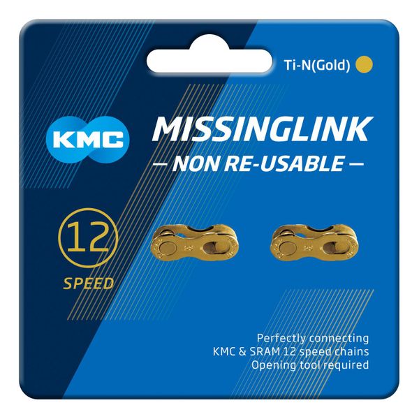 Spojka řetězu KMC MissingLink Gold 12 (2 kusy)